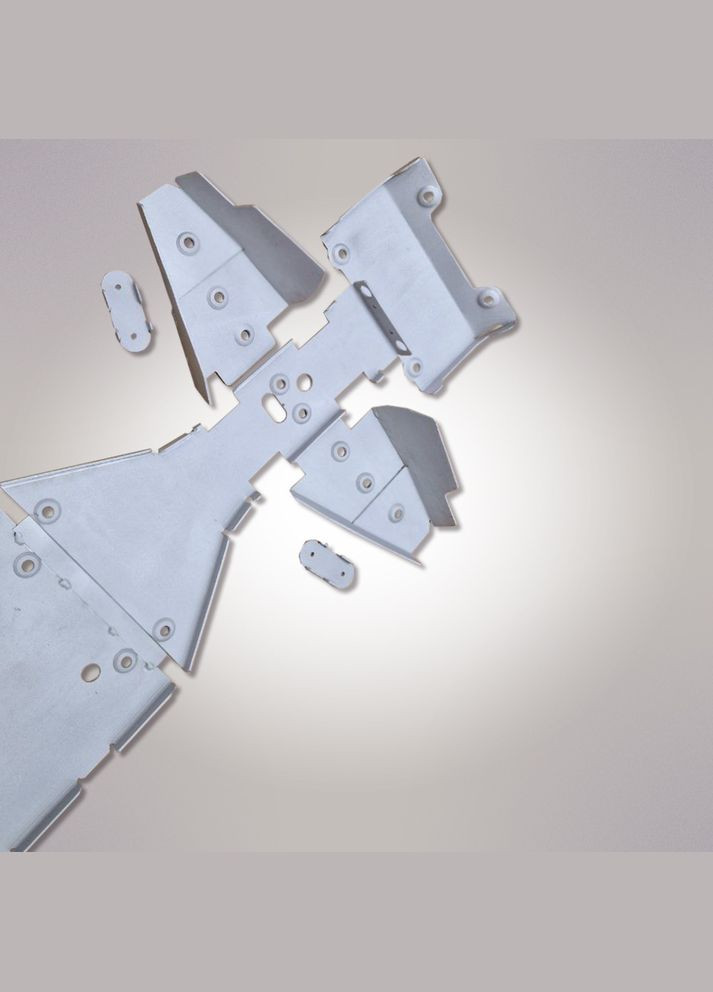 Защита днища и рычагов для квадроцикла Segway Snarler AT5L, алюминий 4мм No Brand (348334712)