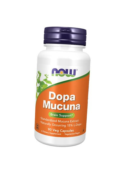 Мукуна пекуча (Капікачху), Dopa Mucuna, 90вегкапс (71128137) Now Foods (322727071)