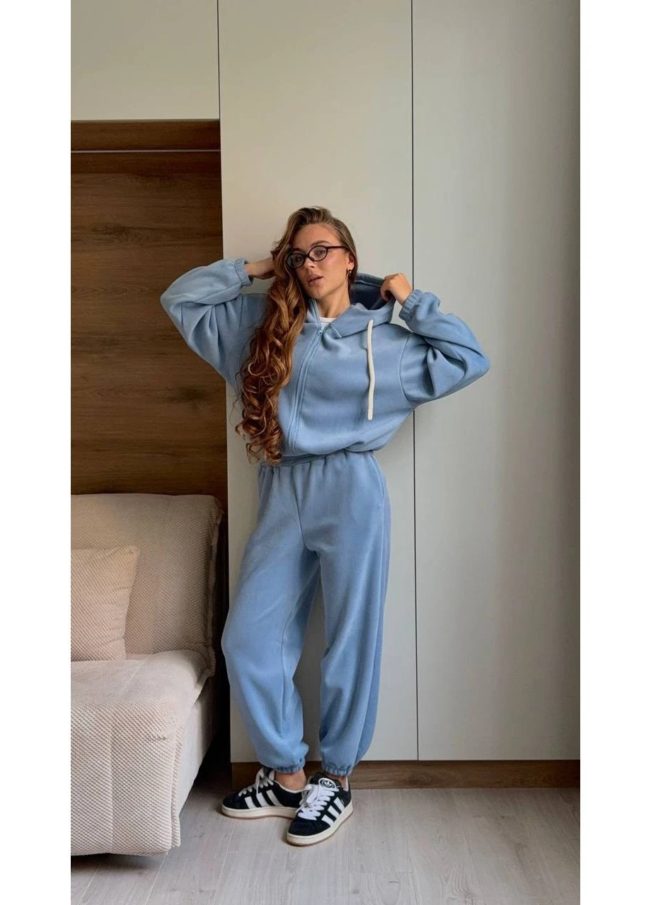 Спортивний жіночий костюм полар фліс No Brand Р850-023 (374389330)