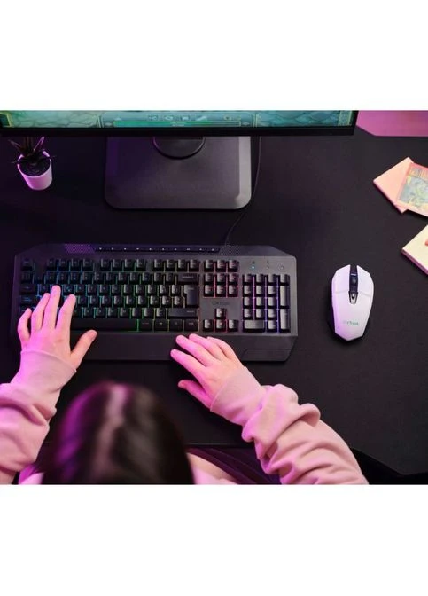 Миша Trust GXT 110 Felox RGB Wireless White (268140403)