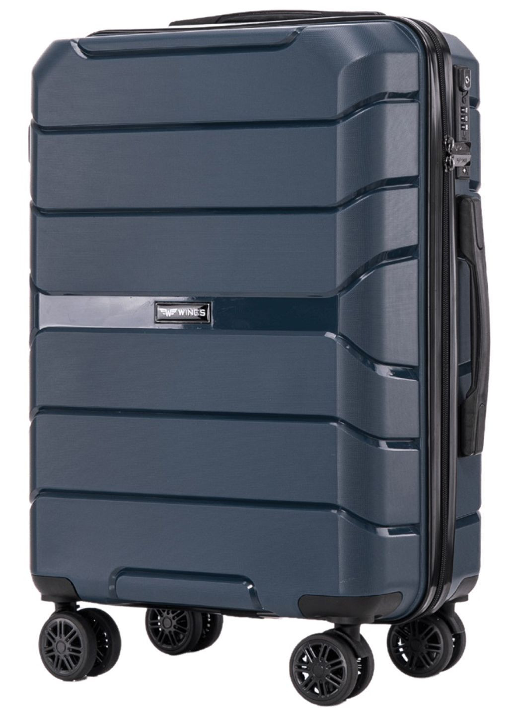 Чемодан полипропиленовый малый 55 см Wings PP06 (322313026)