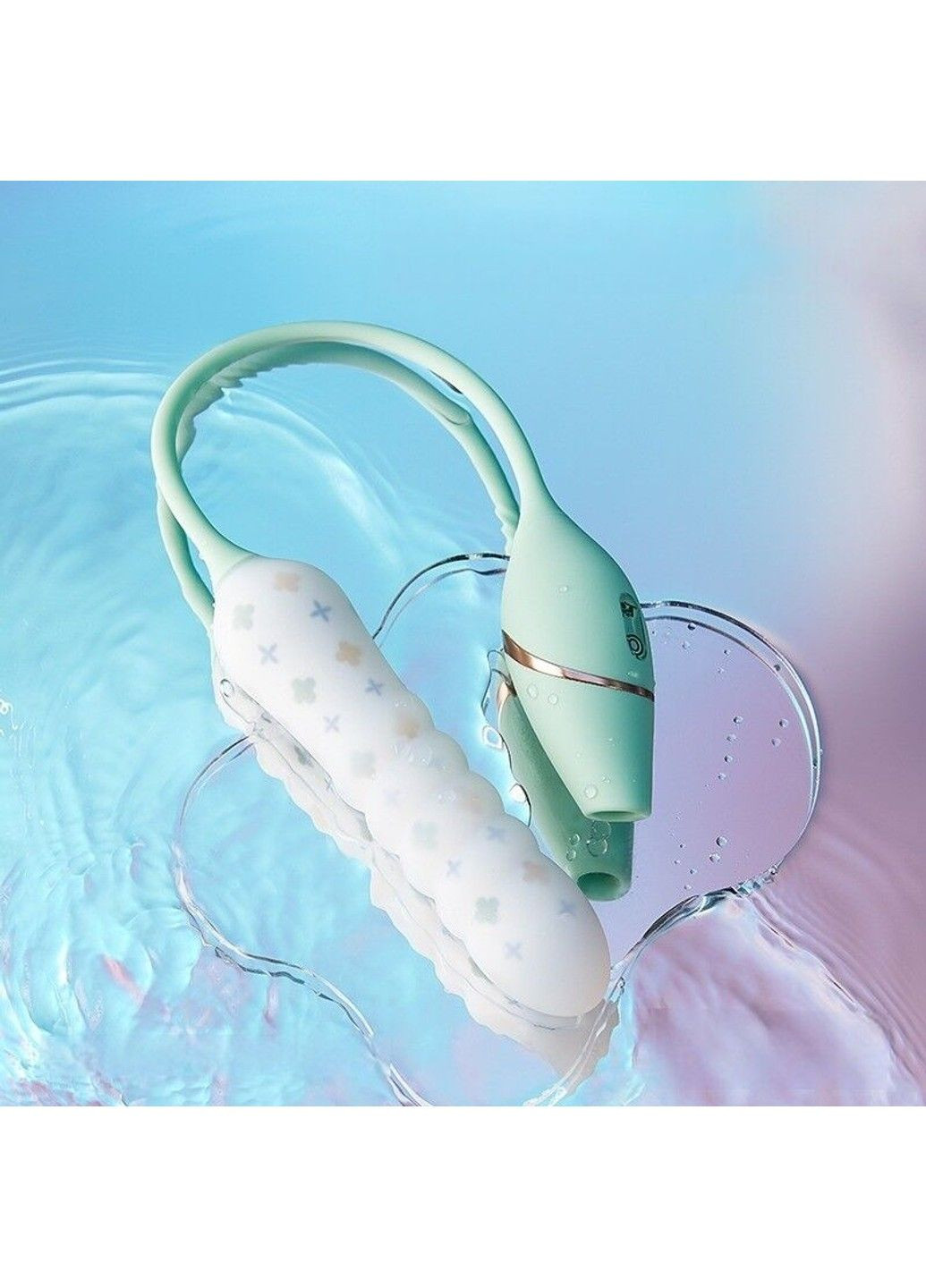 Пульсатор с вакуумным стимулятором KISTOY Cathy Pro на гибкой сцепке, подключение к смартфону KissToy (333332340)