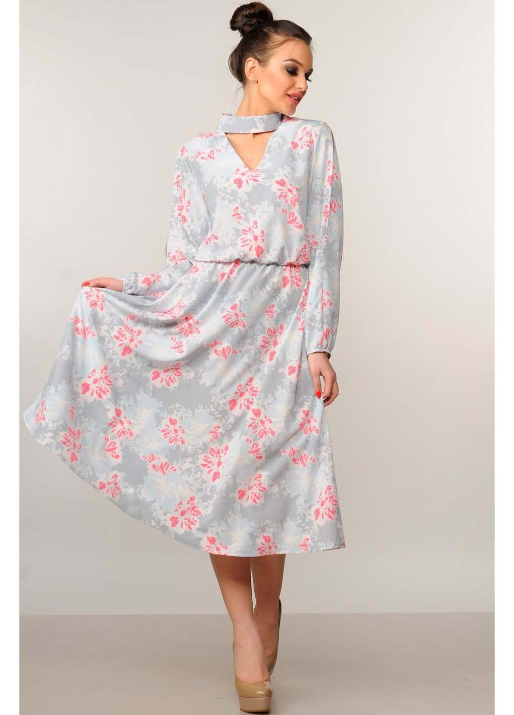 Серое платье Ри Мари