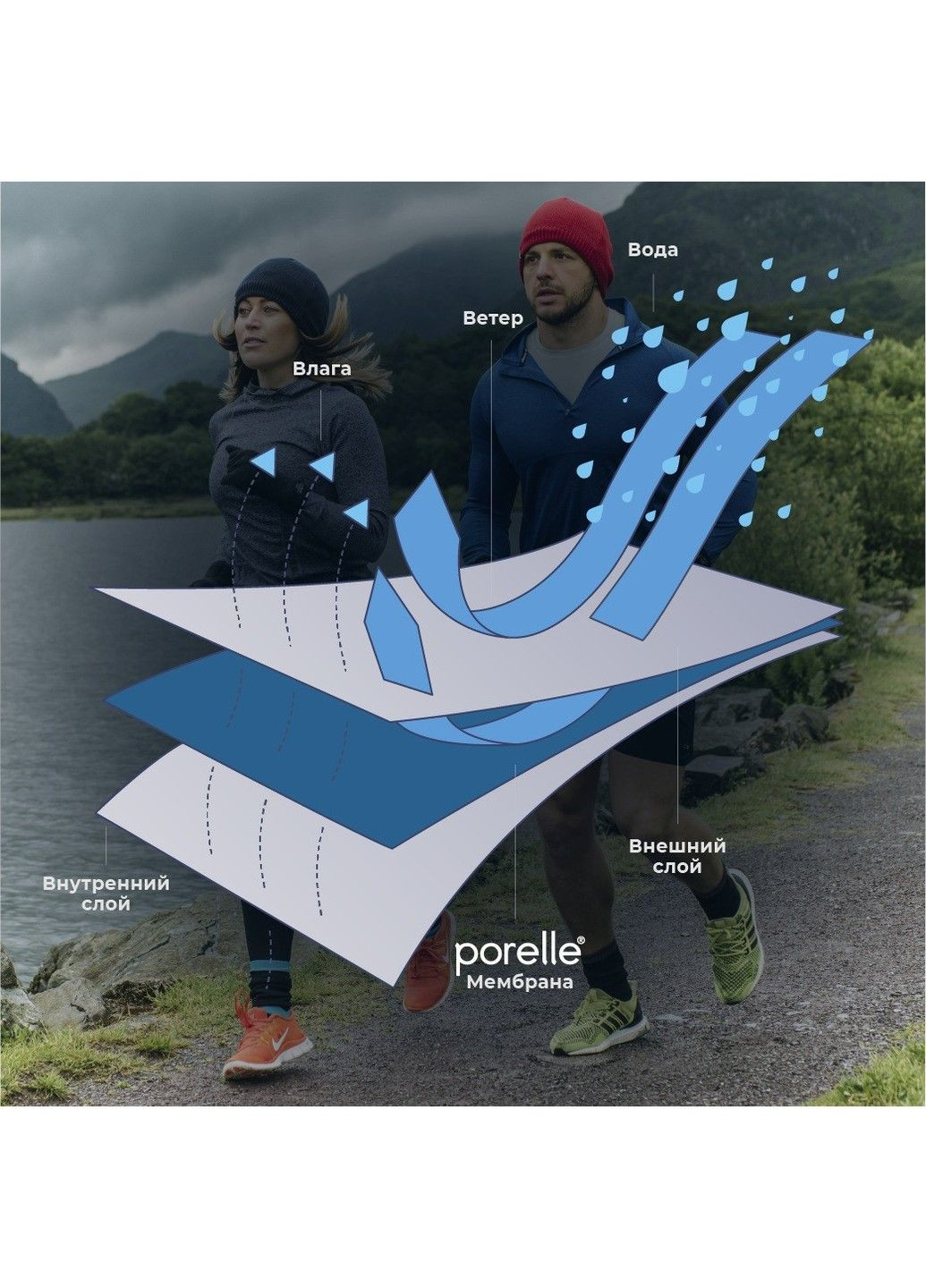 Носки водонепроницаемые Dexshell Running Lite (Красные) XL (47-49) No Brand (332634451)