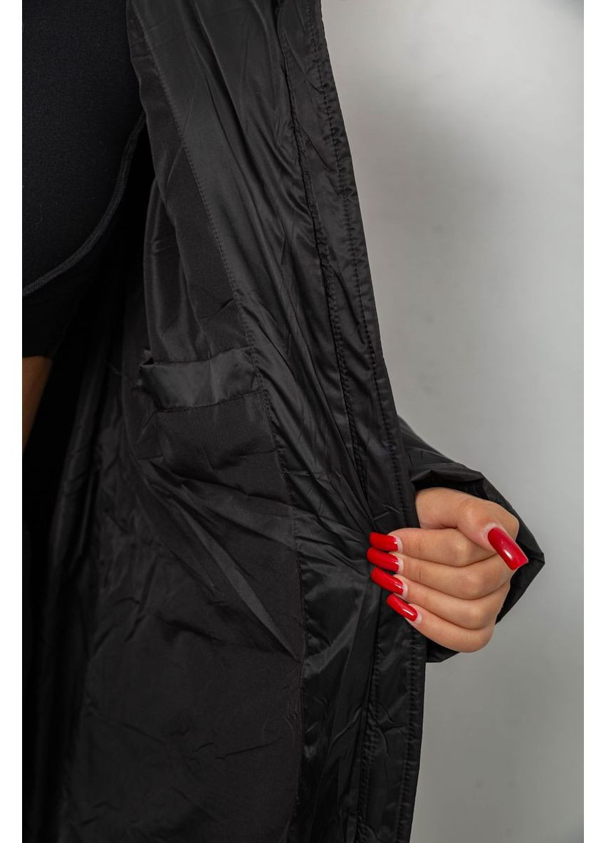 Черная демисезонная куртка женская зимняя Sport Line