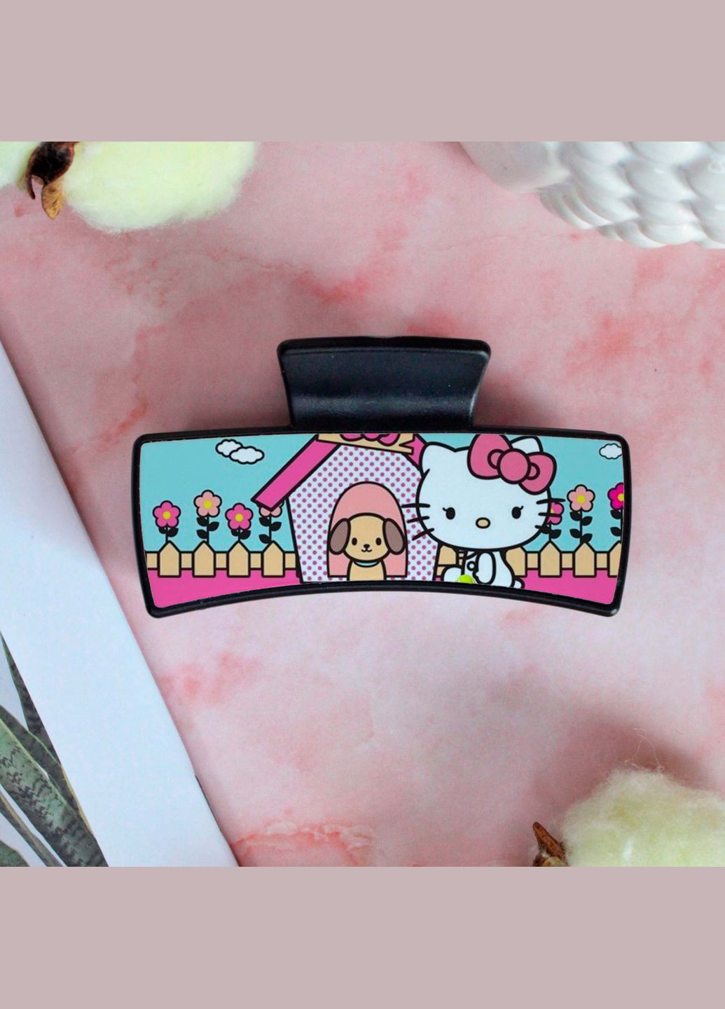 Заколка крабик для волос Hello Kitty No Brand (335049895)