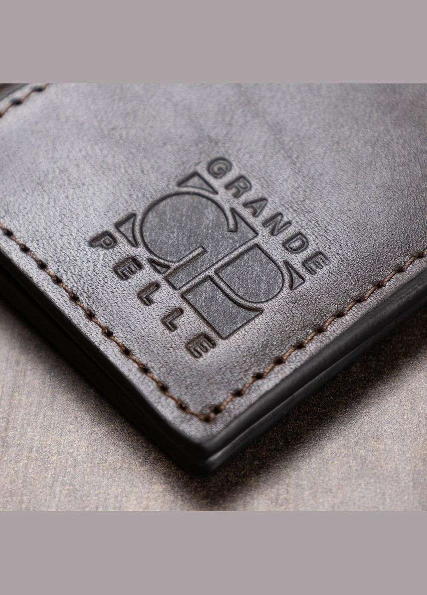 Шкіряна візитниця 11531 Коричневий Grande Pelle (298568379)