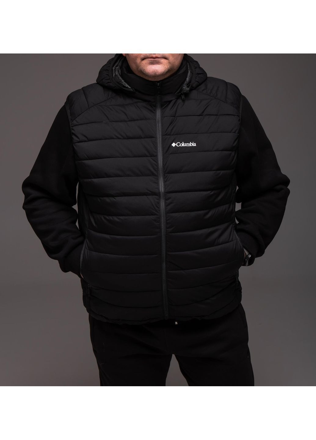 Чоловічий утеплений жилет Великі Розміри до 153 кг No Brand (363130859)