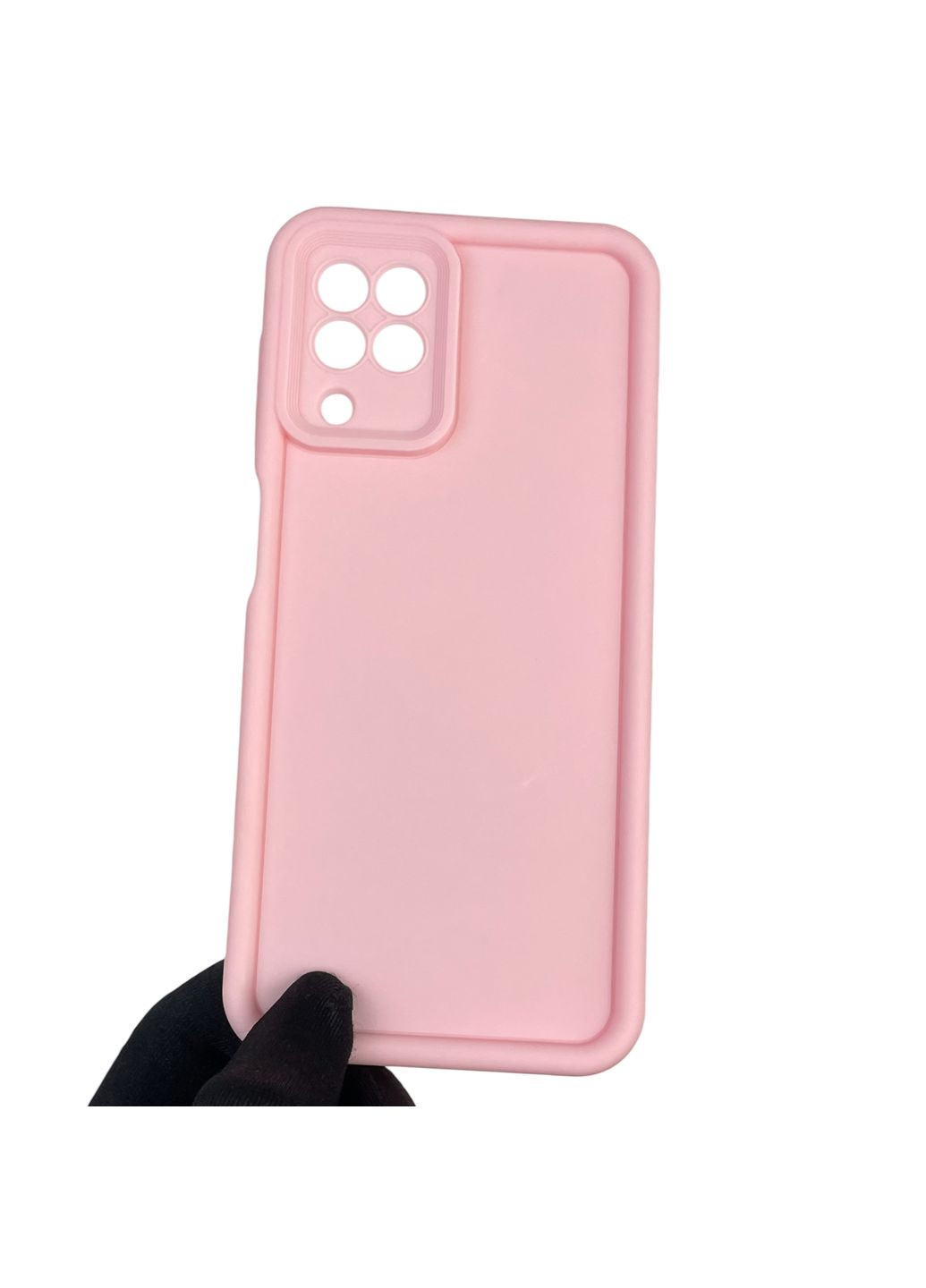 Чехол силиконовый Soft Touch для Galaxy A22 4G (SM-A225F) розовый (Полная защита камеры) Samsung (366387330)