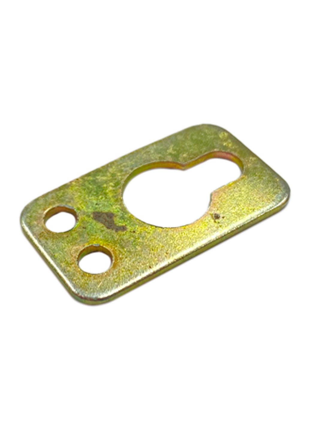 Накладка для замка KS-UKR 16х28 мм цинковая антикоррозионная для дверей (10 шт.) No Brand (334316169)