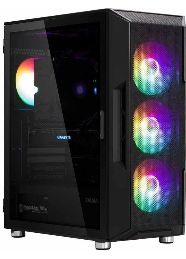 Корпус i3 Neo RGB Tempered Glass без БЖ Black (I3NEOBLACK) Zalman (361853627)