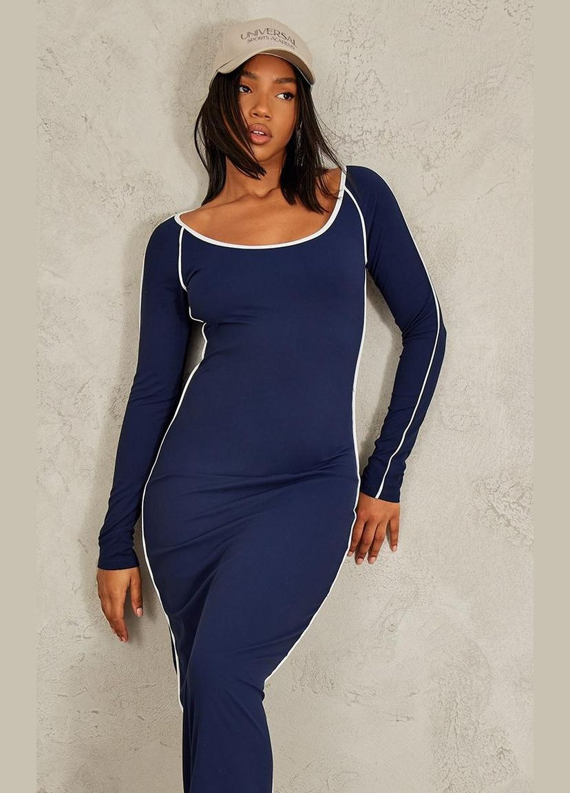 Темно-синя сукня PrettyLittleThing