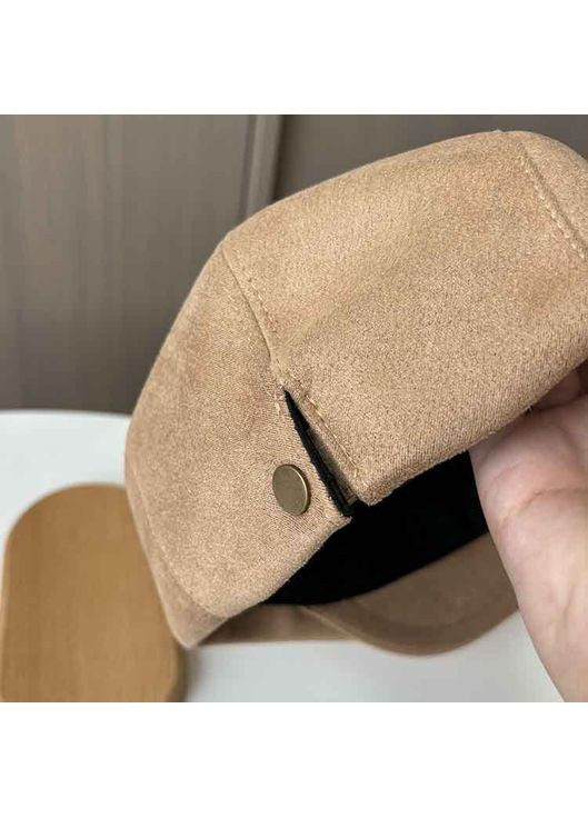 Кепка хуліганка замшева SOHO унісекс сіра No Brand (369043921)