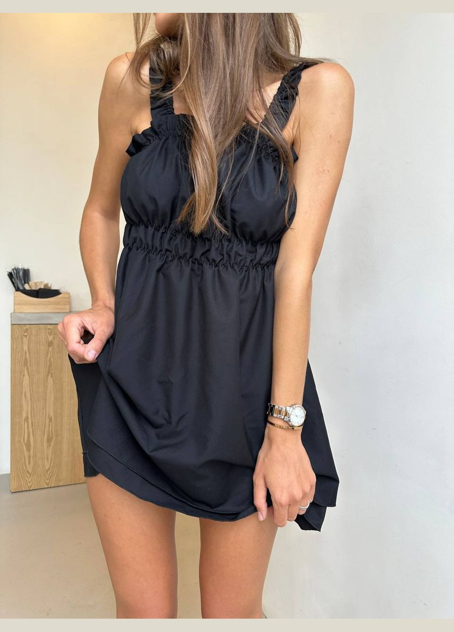 Летний женский женский сарафан с рюшами. Avanti однотонный