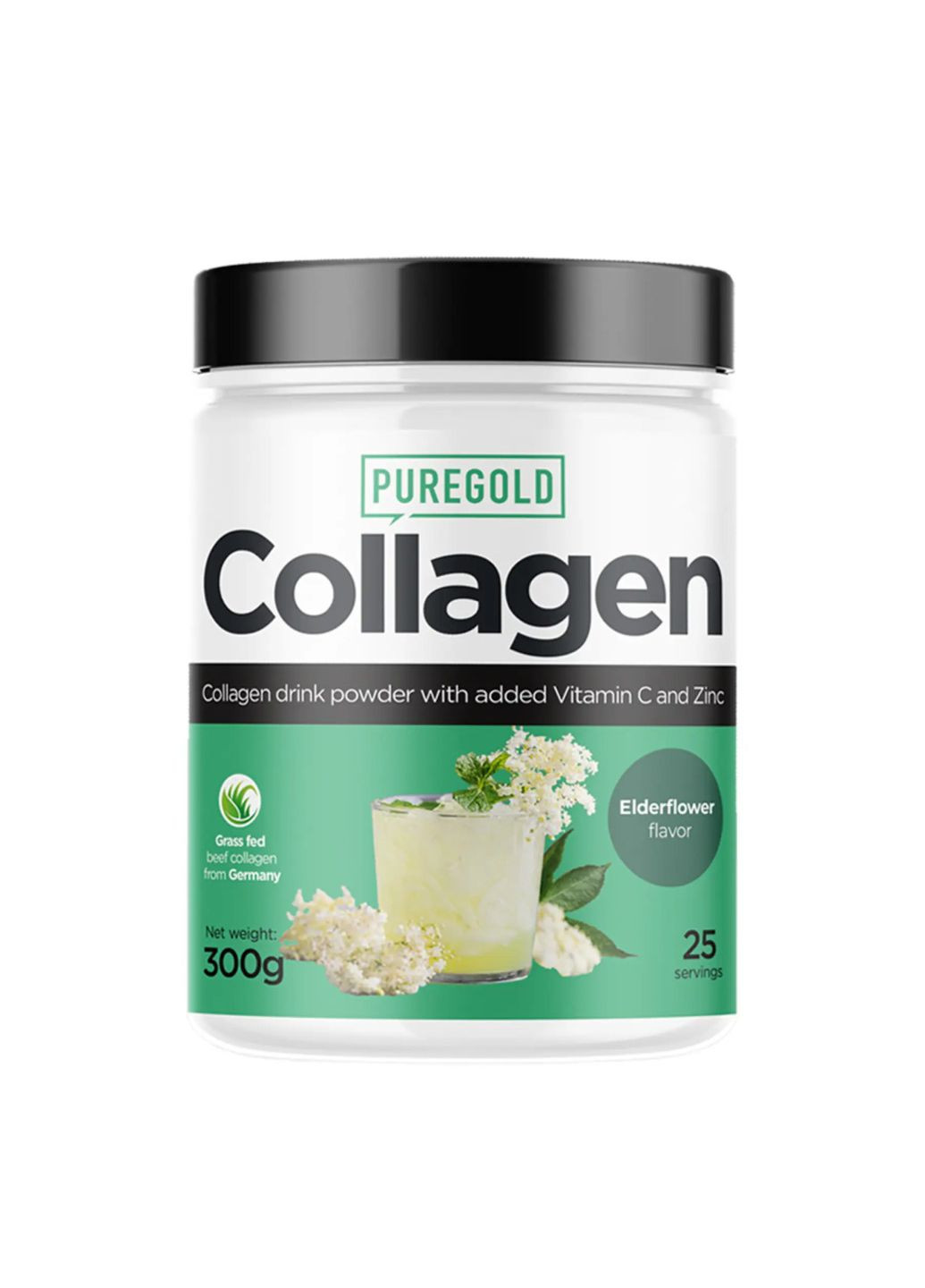 Collagen - 300g Eldelflower (бузина) колаген Pure Gold Protein (292134050)