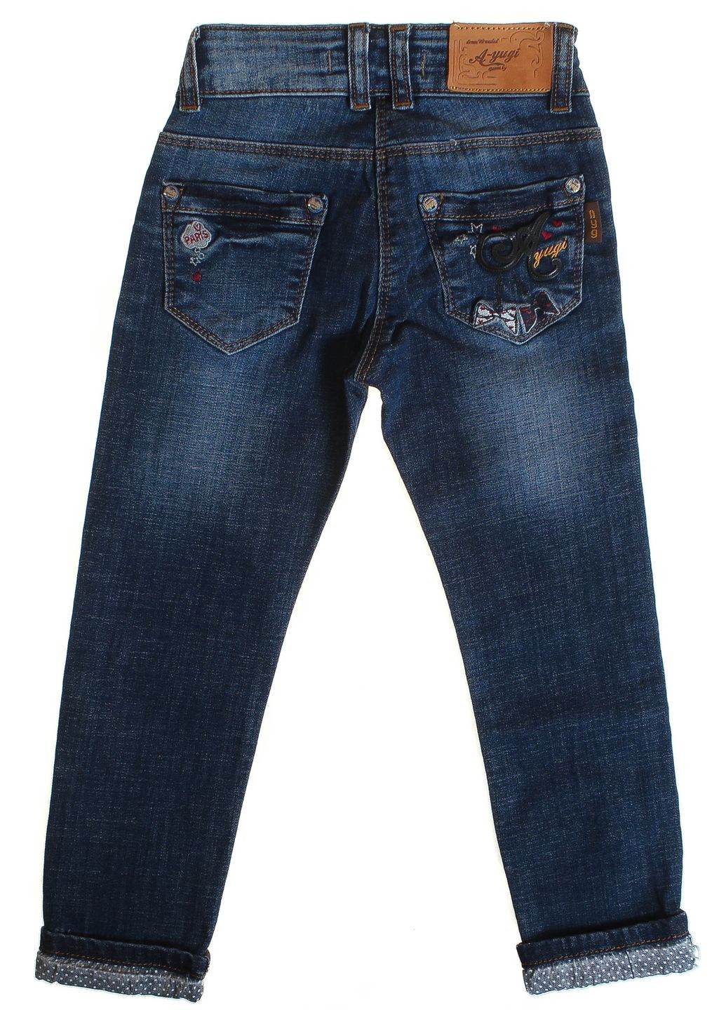 Брюки Джинсові A Yugi 6434 Темно Синій A-yugi (306715422)