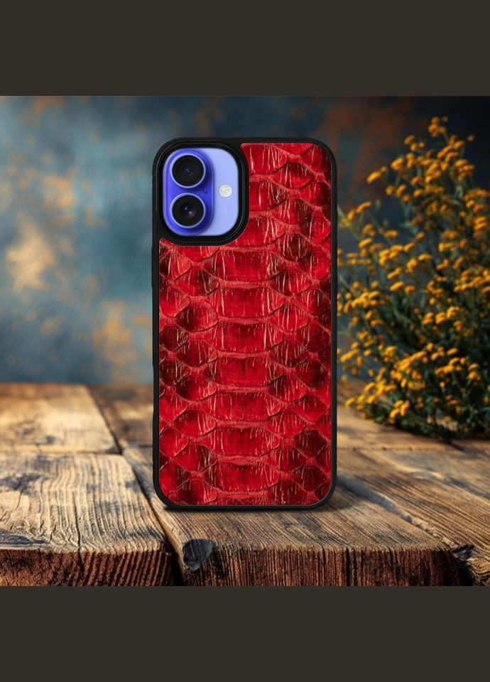 Накладка SkinBacker Python Scales для Apple iPhone 16 Червоний (79096) Stenk (336211983)