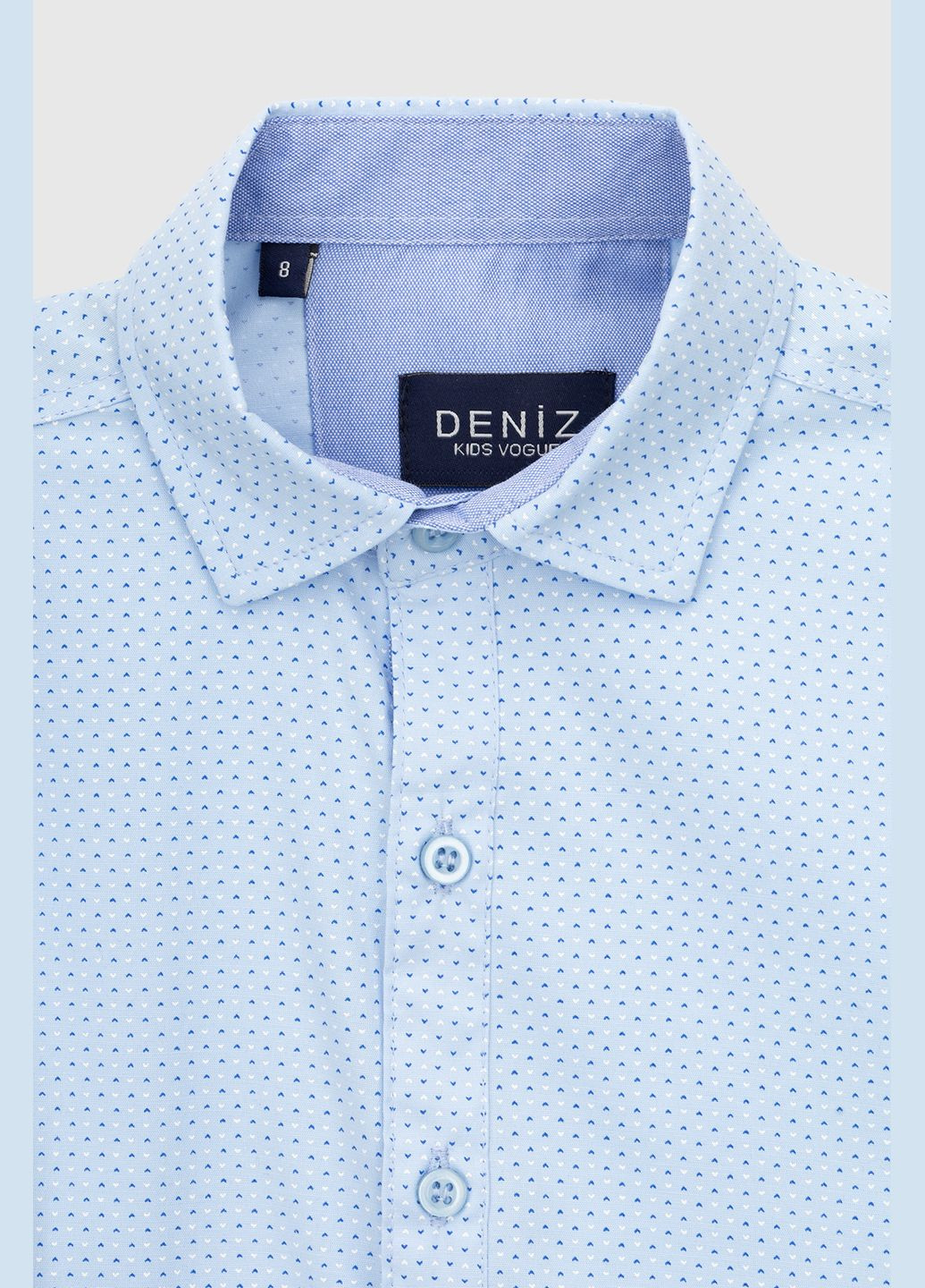 Голубой повседневный рубашка DENIZ