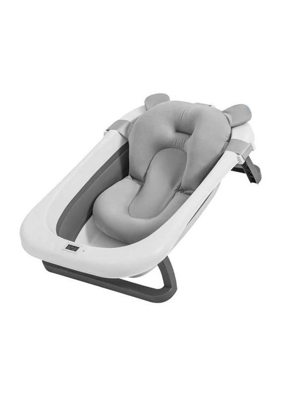 Матрас коврик в ванную Bestbaby 330 Gray для ребенка с креплениями 10 шт. Baby Best (362027266)