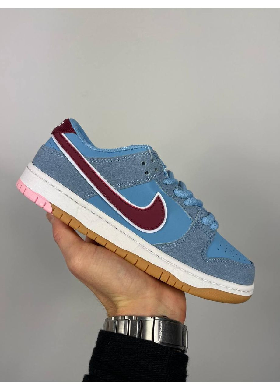 Белые демисезонные кроссовки мужские nike sb dunk low philadelphia phillies найк сб данк No Brand