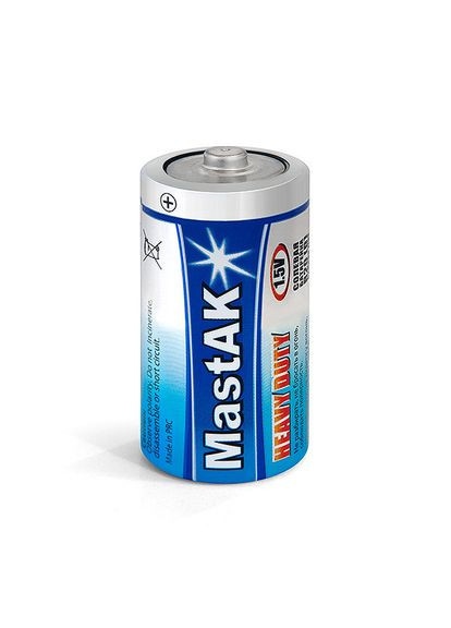 Батарейка Heavy Duty C/R14 (2шт) Mastak (370256993)