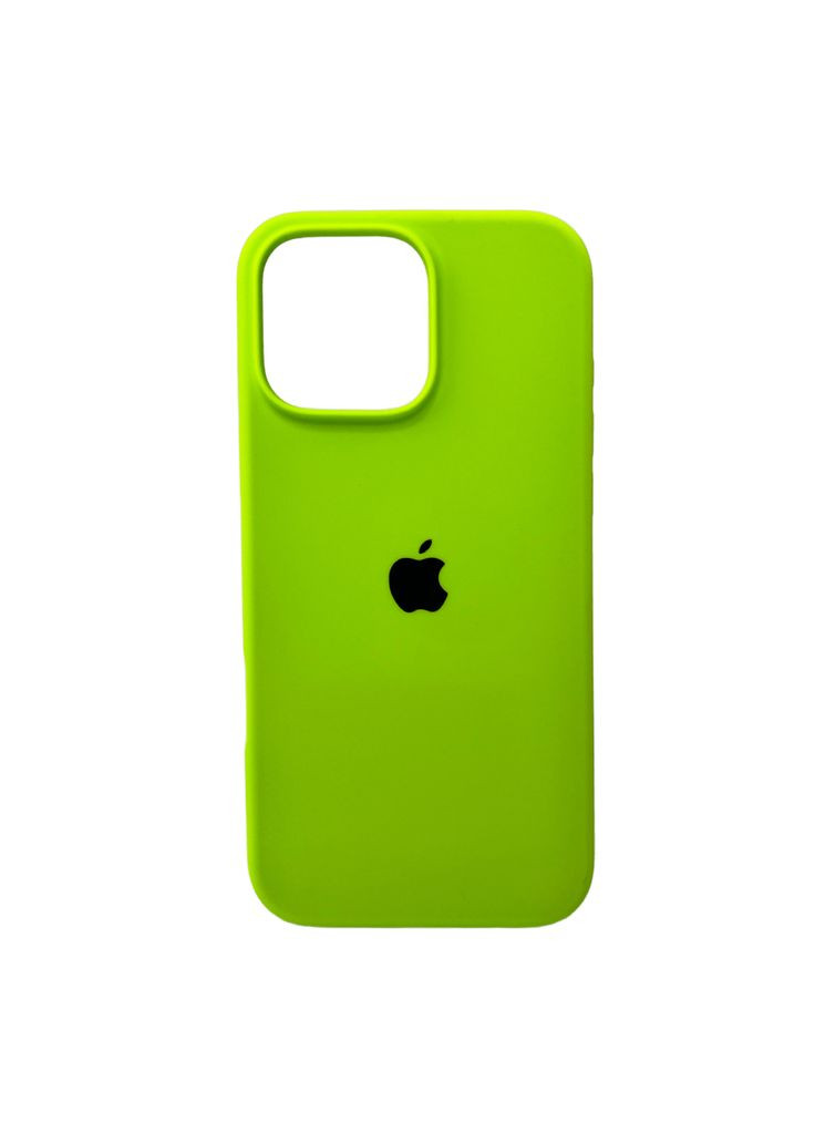 Чехол для смартфона Silicone Full Case AA для iPhone 16 Pro Max 24,Shiny Green (FullOpeAAi16PM-24) No Brand Open Cam (370650058)