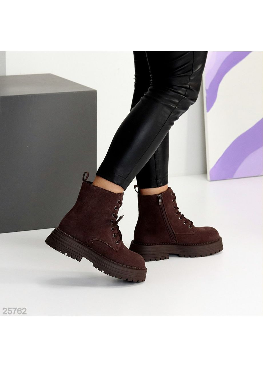 Зимние зимние ботинки Helen из натуральной замши