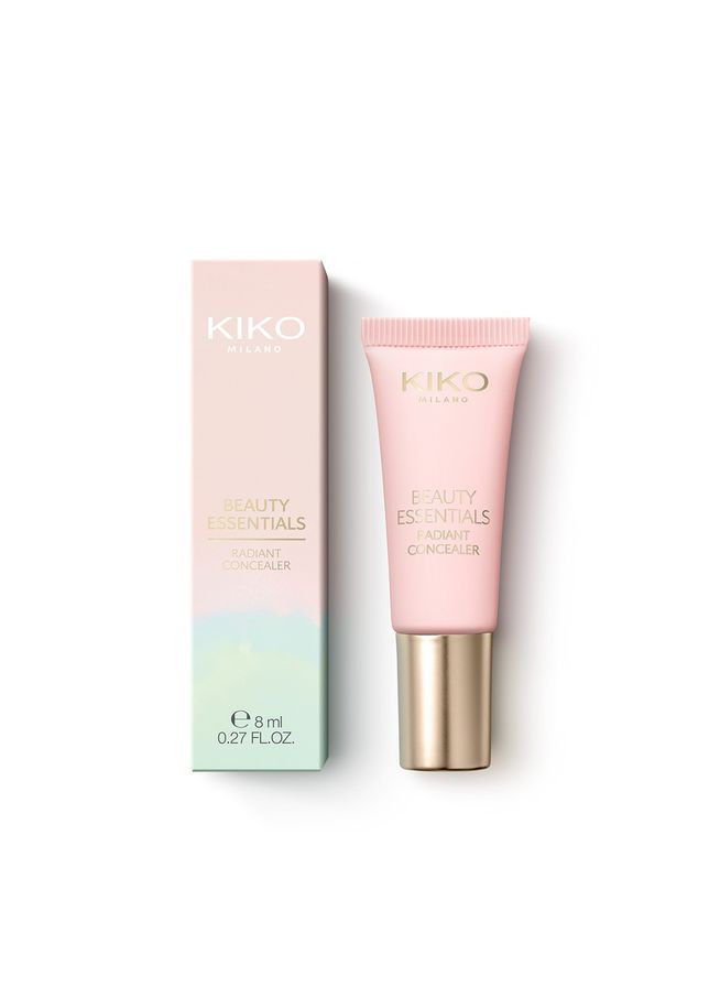 Увлажняющий жидкий консиллер с естественным покрытием Beauty Essentials Radiant Concealer - 01 Ivory Kiko Milano (295922290)