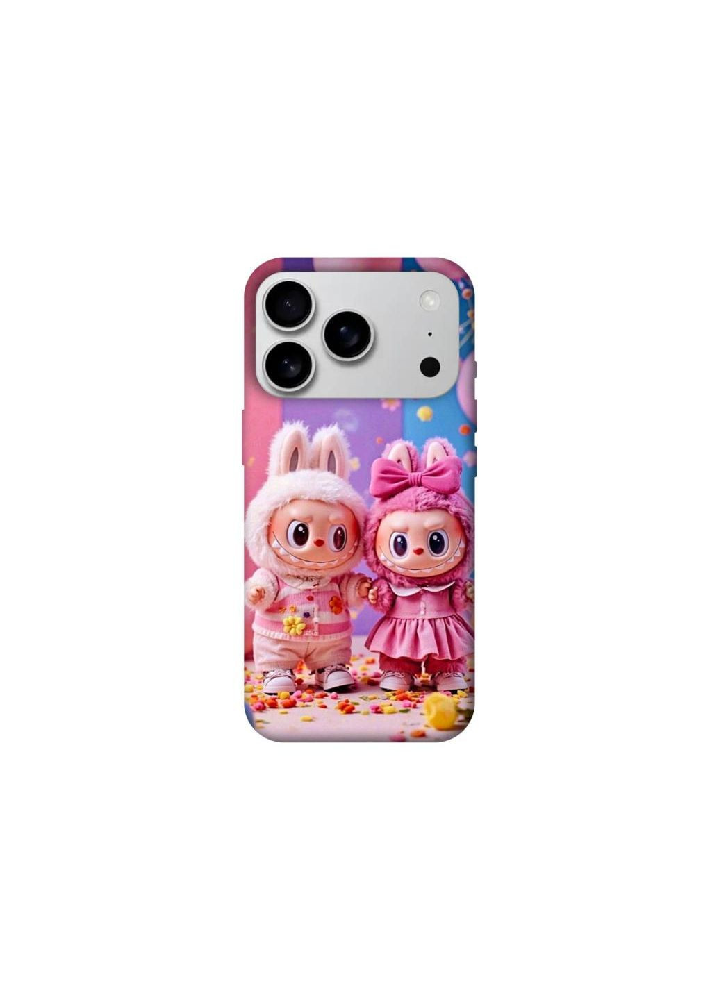 Чохол на Apple iPhone 17 Pro Max (6.9") Labubu twins ver.2 Frontalka (361980067)