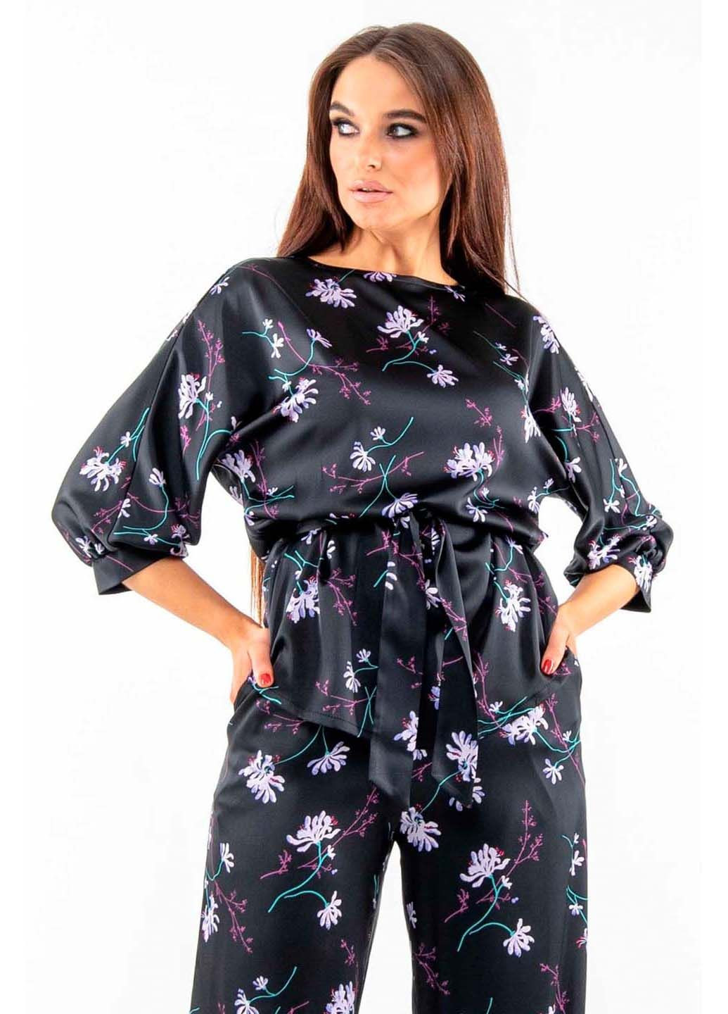 Чорна блузка Ри Мари