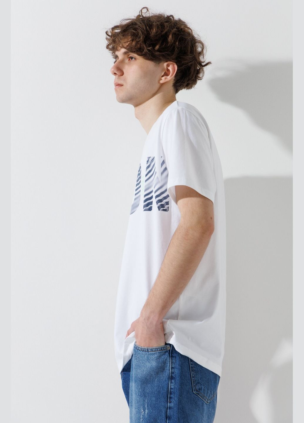 Біла футболка з принтом чоловіча 88187 (2000990467775s) shop (2000990467775) Tommy Life