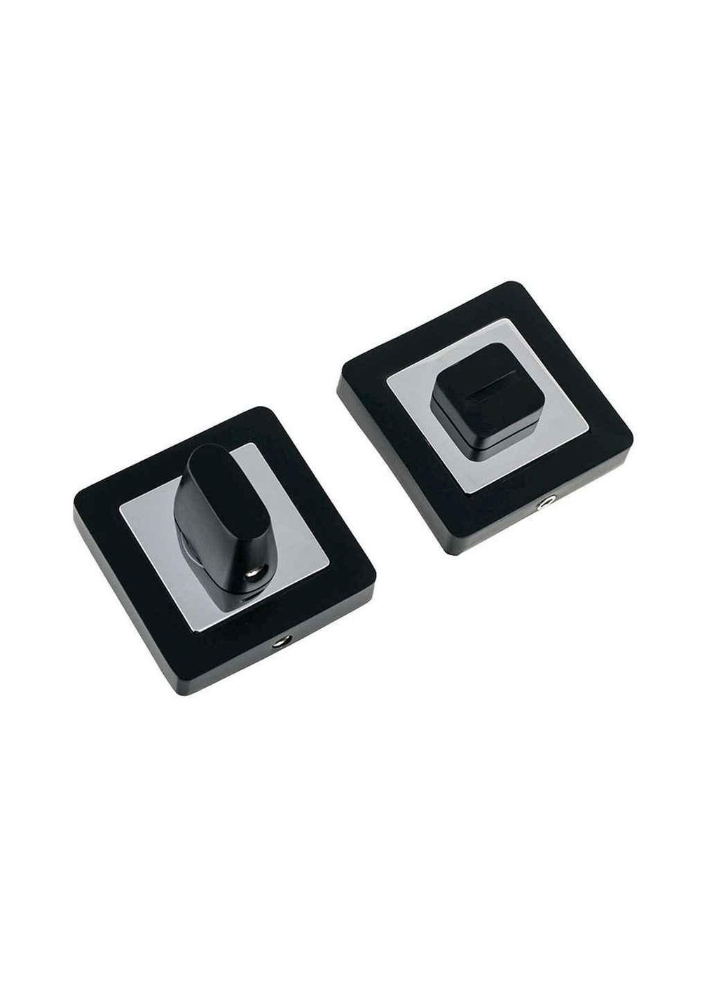 Накладка з фіксатором чорний/хром квадрат 1544-004 ORP/CP ТМ FZB (311957187)