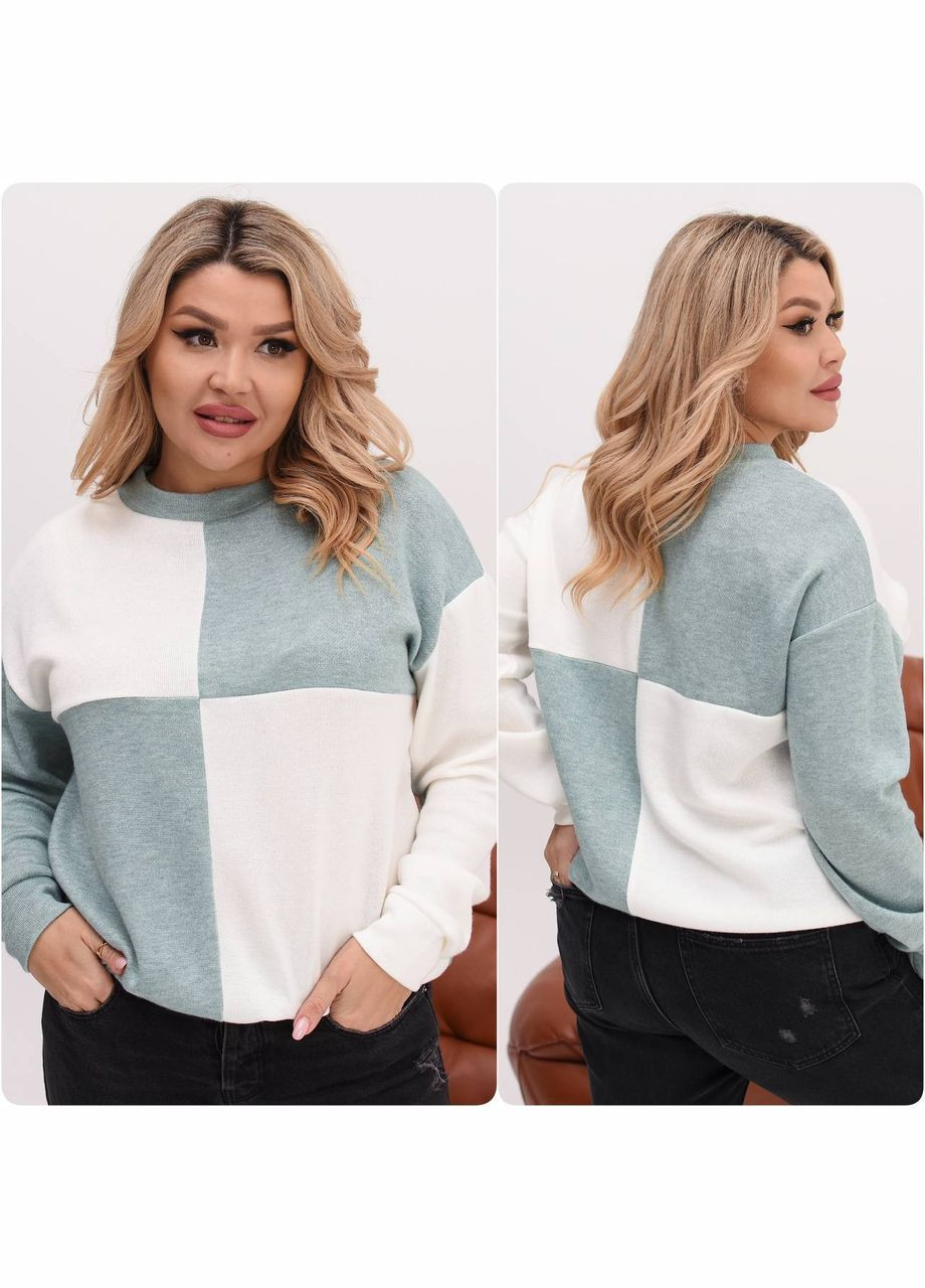 Кофта мʼяка, приємна до тіла Великі розміри No Brand (315623844)