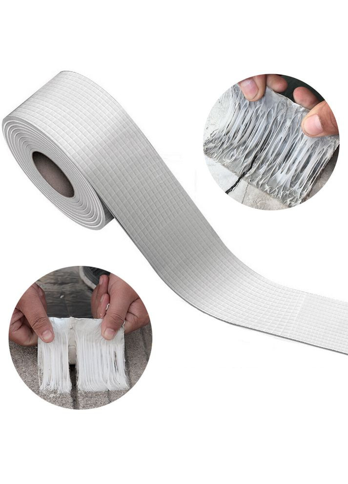 Бутилкаучукова стрічка герметизуюча фольгована HF 5см*5м*1,5 мм потовщена Losso (327041581)