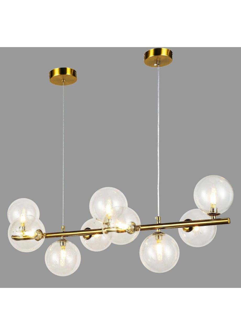 Бронзовая современная люстра на 9 плафонов (84-1018-9 GAB+CL) No Brand (370070063)