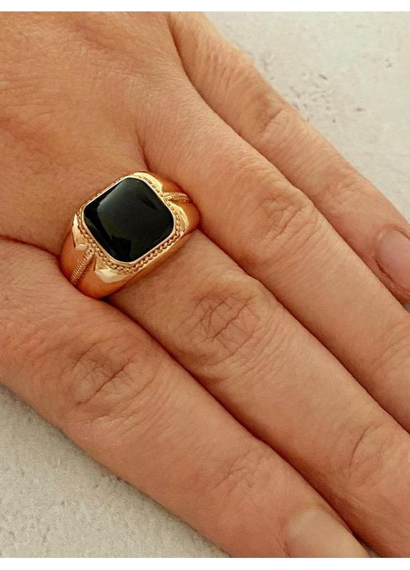 Позолочена Чоловіча Печатка р.20. Позолота No Brand (362535117)