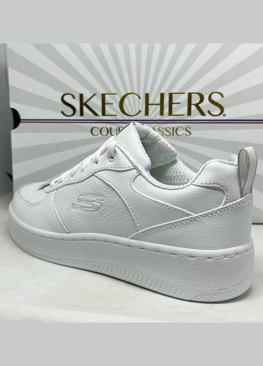 Білі кросівки жіночі Skechers sport court