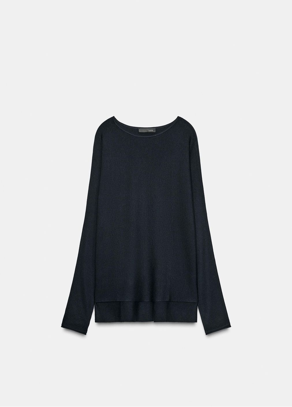 Темно-синий демисезонный свитер Zara