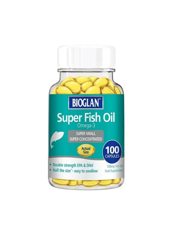 Омега-3 супер концентрована Super Fish Oil Omega-3,, 100 капсул Bioglan (361117349)