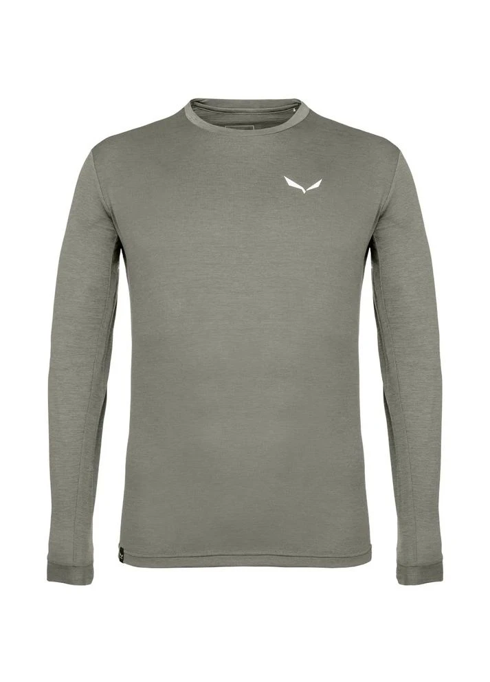 Футболка Puez Melange Dry /S Зелений Salewa (369132525)