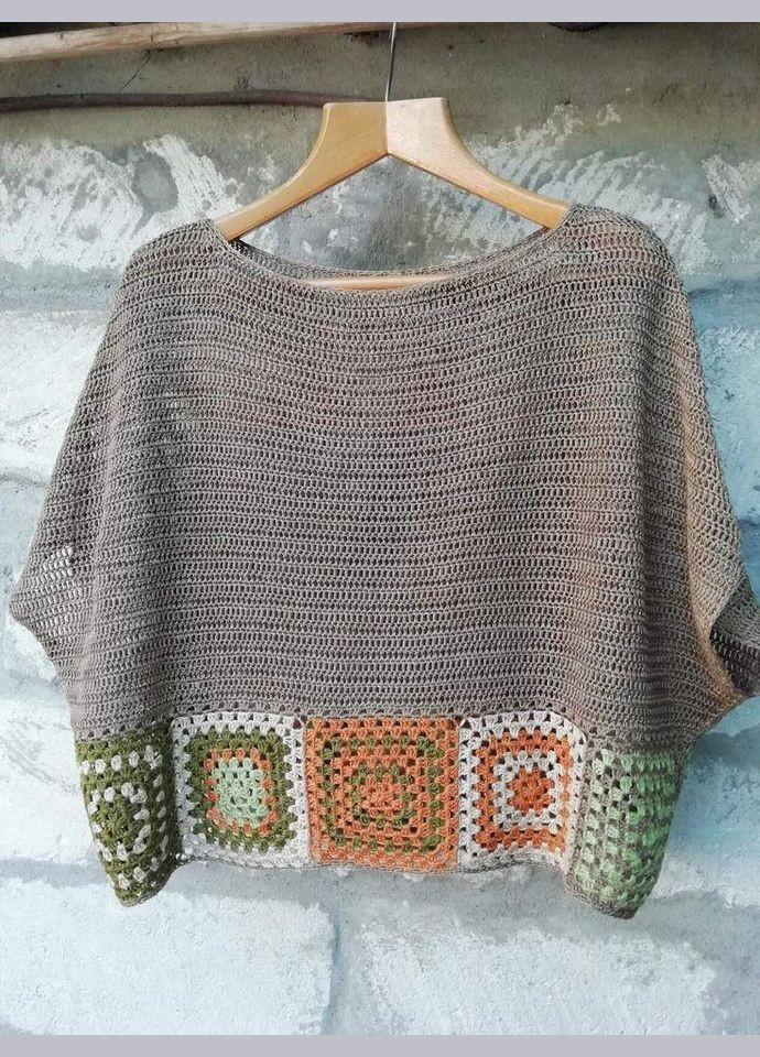 JEANS № 46 гірчиця бавовна-акрил нитки пряжа для в"язання Етрофил Etrofil (366394499)