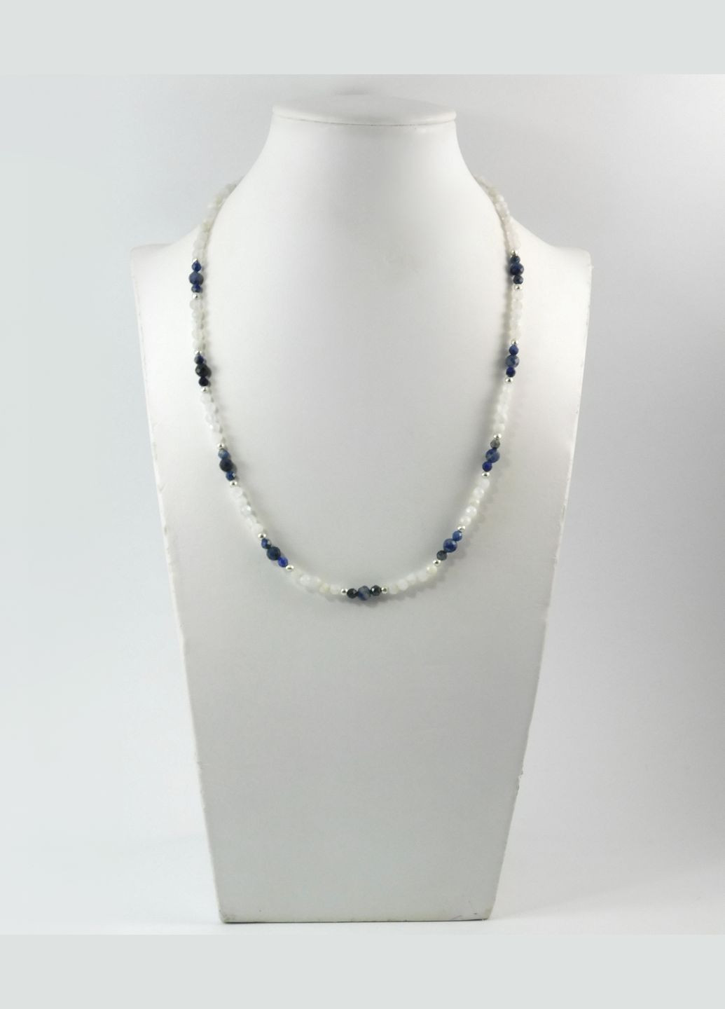 Намисто "Франція" Адуляр, Содаліт, Лазурит, срібло Fursa fashion (322314868)