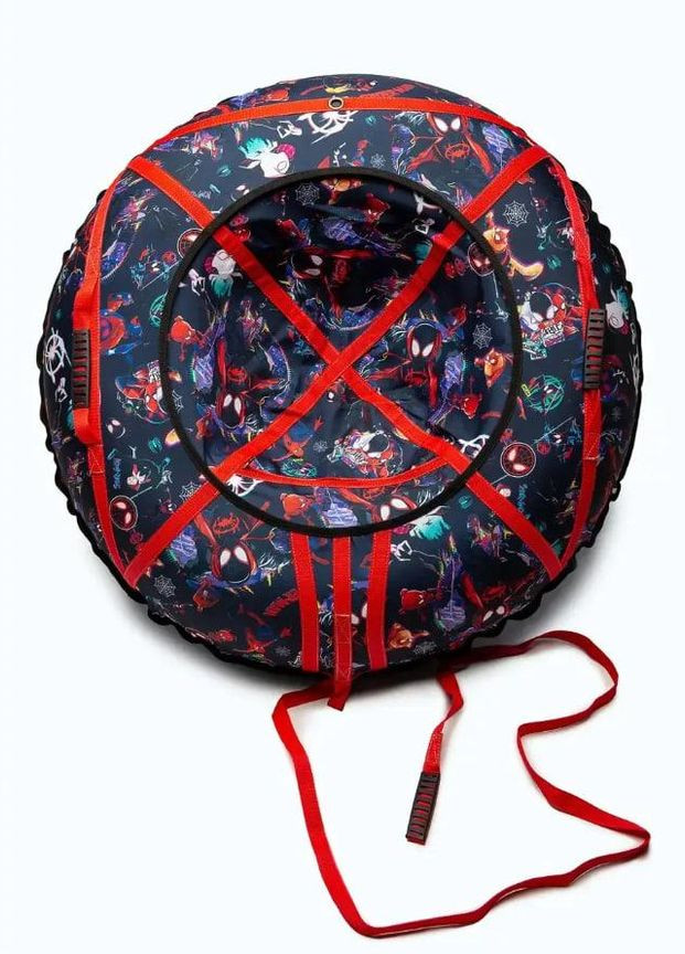 Надувні санки-ватрушки, тюбінг, таблетка Діаметр 100 см Чорний No Brand (315048759)