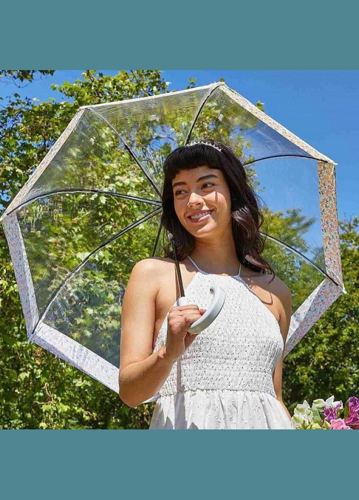 Комбинированный зонтиккатростина женская l042 birdcage-2 wedding floral border l042-039700 Fulton (316612795)