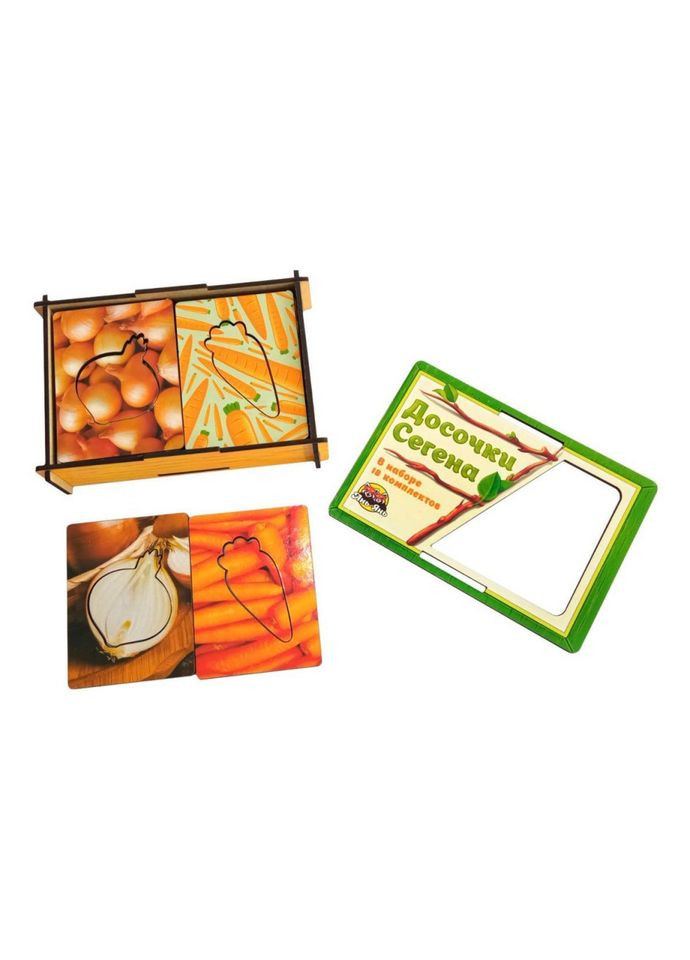 Дерев'яні Дощечки Сегена "Овочі" (ПСФ036) PSF036 з візерунками Ubumblebees (304409530)