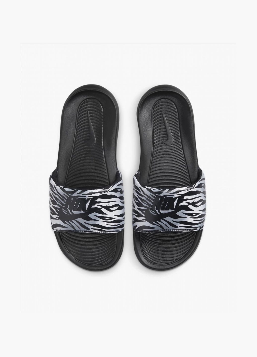 Тапочки жіночі Womens Print Slides Black/White Cn9676-011 Nike (332610223)