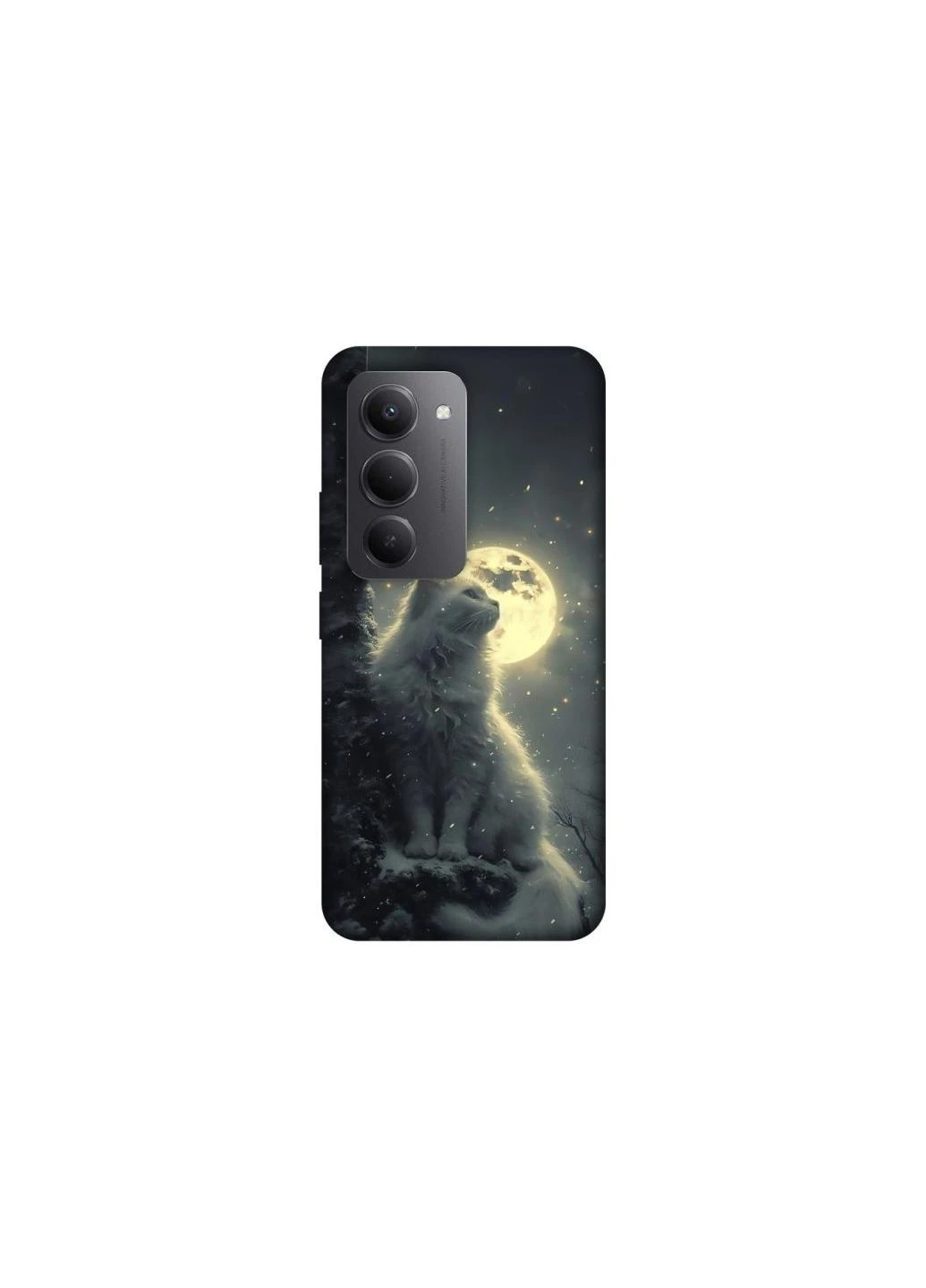 Чехол на Xiaomi Redmi 15 (Global) Кот под луной Frontalka (384565816)