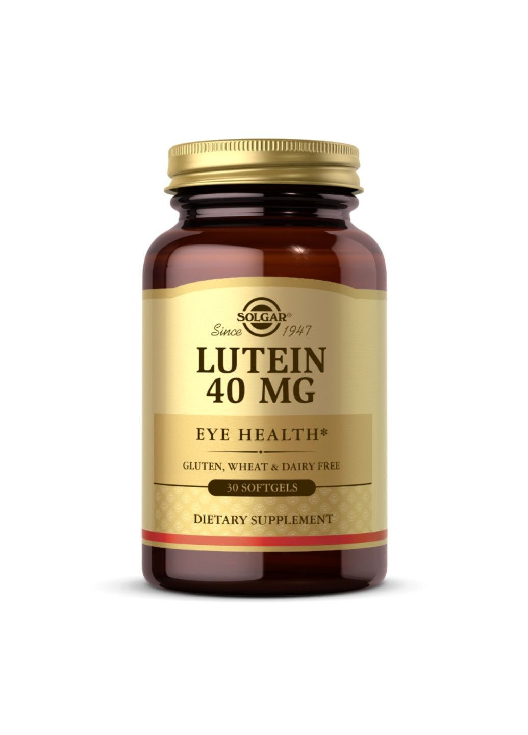 Lutein, лютеїн, 40 мг, 30 капсул Solgar (370796723)