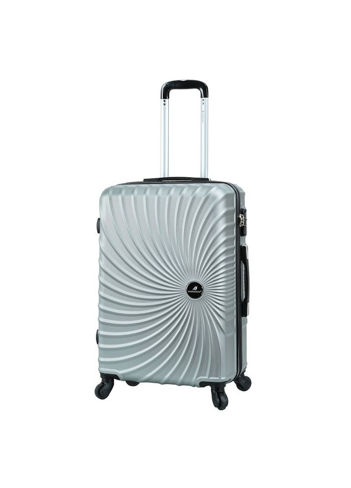 Валіза середня M Madisson 44603 полікарбонат Срібна Snowball (322959647)