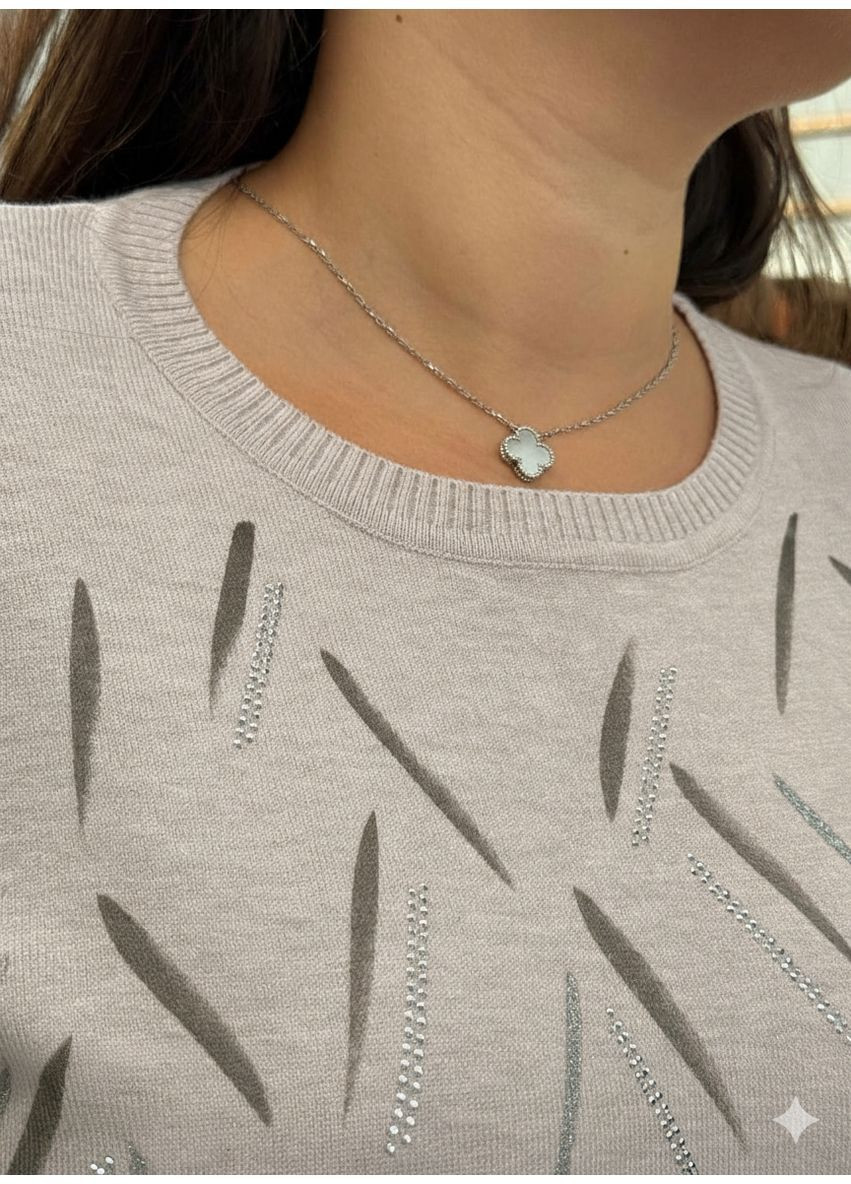 Бежевый свитер "cashemere" Anastasimo